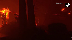 Los Angeles forest fires escalate to catastrophic conditions