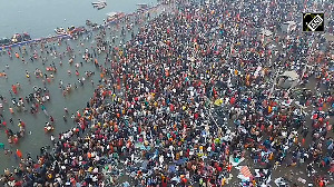 Drone captures surreal view of Maha Kumbh