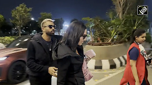 Hardik Pandya spotted with rumoured girlfriend Mahieka Sharma at Mumbai Airport