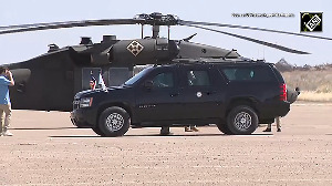 Vance, Hegseth and Gabbard arrive to tour US-Mexico border