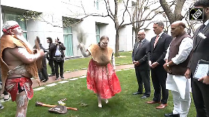 Epic Welcome! Rajnath receives stunning smoke ceremony in Australian Parliament