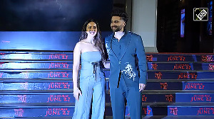 Rakul-Jackky step out to watch 'Maa'