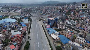Stunning aerial view: Kathmandu protests turn violent against Oli govt