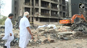 PM Modi visits Ahmedabad plane crash site
