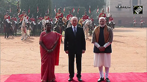 President Murmu PM Modi and President Putin pose together in historic photo