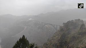 Stunning visuals of the world's highest railway bridge in J-K