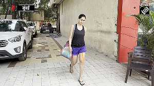 Nikita Dutta spotted outside gym