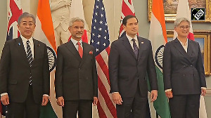 US Secretary of State Marco Rubio meets QUAD foreign ministers at State Department in Washington