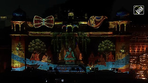 UP CM Yogi Adityanath attends Dev Deepawali celebrations in Varanasi