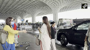 Dia Mirza spotted at Mumbai airport
