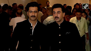 Ranbir, Vicky attend screening of 'Mera Desh Pahle: The Untold Story Of PM Narendra Modi'