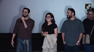 Fans Go Crazy as Rashmika, Ayushmann Make a Surprise Theatre Visit!