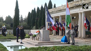 Modi and Macron pay tribute to Indian soldiers who died in France during WWI