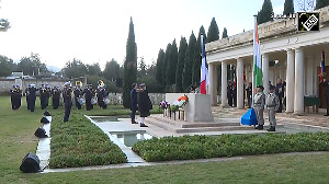 PM Modi, French Prez Macron visit Mazargues cemetery, pay tribute to soldiers killed in World War