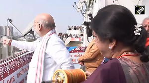 Amit Shah celebrates Makar Sankranti Kite Festival in Ahmedabad