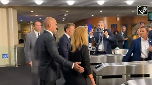 Macron arrives for 80th UNGA meeting ahead of his address
