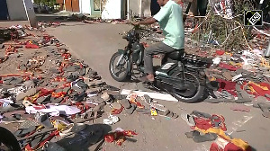 Shocking visuals from stampede site of TVK Chief Vijay's rally