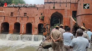 Nature's fury unleashed: Land caves in after rains in Rajasthan!
