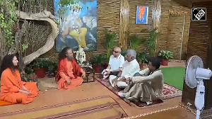 Anil Kapoor visits Parmarth Niketan in Rishikesh to perform a pooja with brother Boney Kapoor