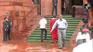 Moment When Manish Tewari, Priyanka Gandhi crossed paths in Parliament