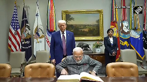 Watch: President Trump 'pulls chair' for PM Modi at White House