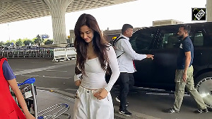 Disha Patani rocks a white-on-white ensemble at the airport
