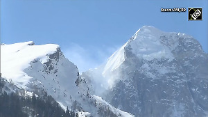 PM Modi enjoys beauty of snow-capped mountains in Mukhwa, Uttarakhand