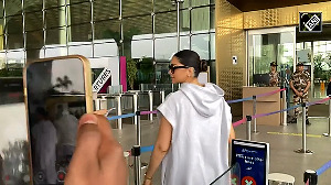 Deepika Padukone makes a stylish appearance at the Mumbai Airport