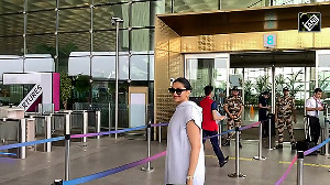 Deepika Padukone makes a stylish appearance at the Mumbai Airport
