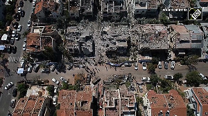 Watch! Drone visuals show devastation of Israeli city struck by Iranian ballistic missiles