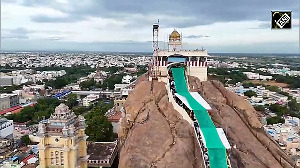 WATCH: Stunning Drone Footage of Ucchi Pillayar Lord Ganesha Temple