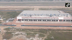 Yogi inspects under construction Jewar airport in Greater Noida
