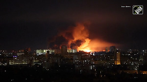 Shocking visuals: Russia hits Kyiv with heavy missile and drone attack