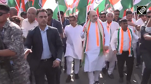 Amit Shah leads Tiranga Yatra in Ahmedabad to Honour Indian Armed Forces