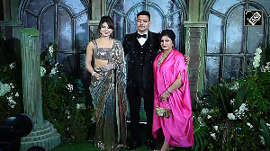 Bollywood actor Urvashi Rautela dazzles in saree at Vedant Birla-Tejal Wedding reception