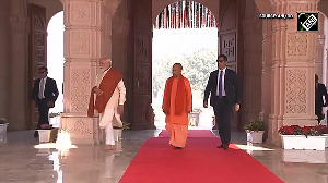 PM Modi offers prayers at Mata Annapurna Mandir before historic flag hoisting at Ram Janmabhoomi