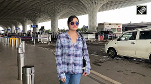 SPOTTED: Zareen Khan at Mumbai airport
