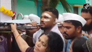 VIDEO: Ahmedabad plane crash lone survivor carries brother's remains