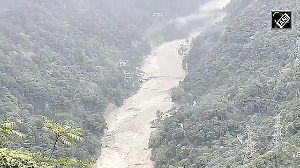 Water levels surge in Teesta river following heavy rainfall in North Sikkim
