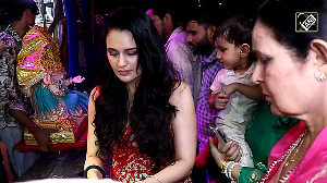 Ganesh Chaturthi: Yuvika Chaudhary arrived with her son to pick up Bappa