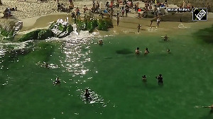 It's so hot, Rio de Janeiro beaches are packed at night