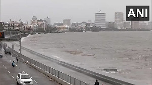 Watch: High tide hits Mumbai's Marine Drive