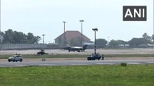 WATCH: Latest visuals of the F-35 at Thiruvananthapuram airport
