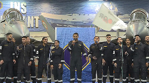 A War Cry In Melody: Navy Dedicates Op Sindoor Song To PM During Diwali Celebration on INS Vikrant