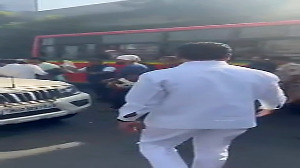 Watch: Maharashtra deputy CM Shinde stops convoy, helps injured biker