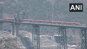 Vande Bharat crosses world's highest railway bridge 