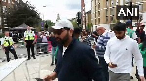 Rohit Sharma arrives at The Oval