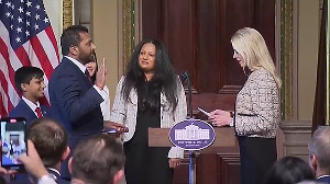 Watch: Indian-origin Kash Patel takes oath on Bhagavad Gita as FBI director