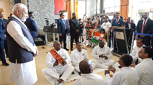 Bhojpuri Chautaal welcomes PM Modi in Port of Spain