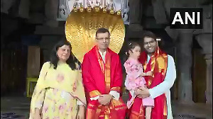 LSG owner Goenka visits Tirupati Tirumala temple
